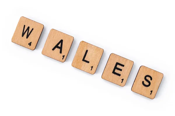 The word WALES — Stock Photo, Image