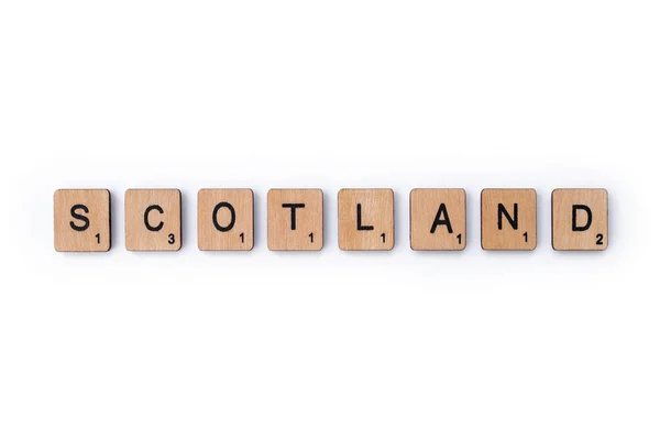 La palabra SCOTLAND —  Fotos de Stock