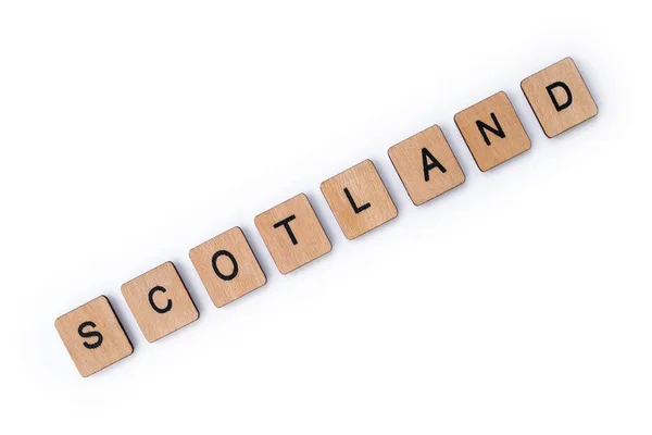 La palabra SCOTLAND —  Fotos de Stock