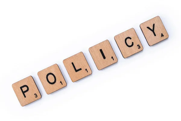 The word POLICY — Stock Photo, Image