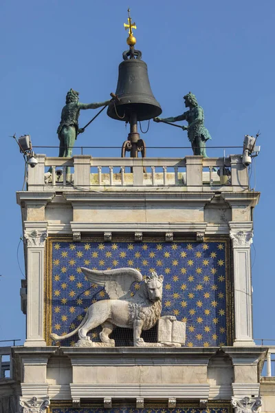 St. Marks Wieża zegarowa w Wenecji — Zdjęcie stockowe