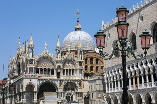 St. Marks Basilica and the Doges Palace in Venice