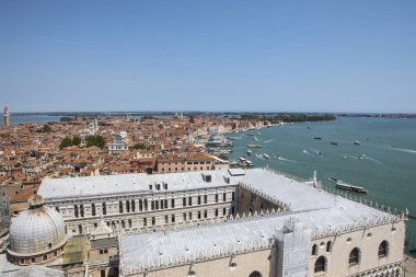 Venedik 'teki St. Marks Campanile' den görüntü