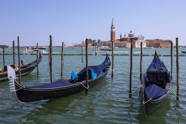Venedik 'teki ana adadan San Giorgio Maggiore' a doğru bakın.