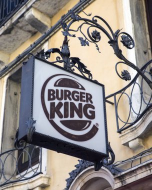 Venedik 'te Burger King Tabelası
