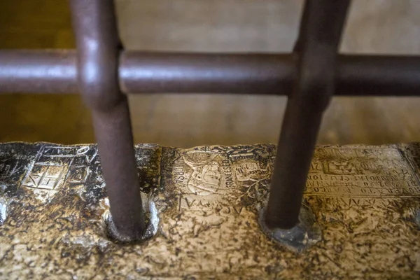 Etchings in a Prison Cell at the Doges Palace in Venice — Stock Photo, Image