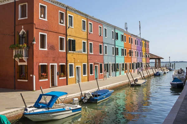 Ön Burano i Italien — Stockfoto