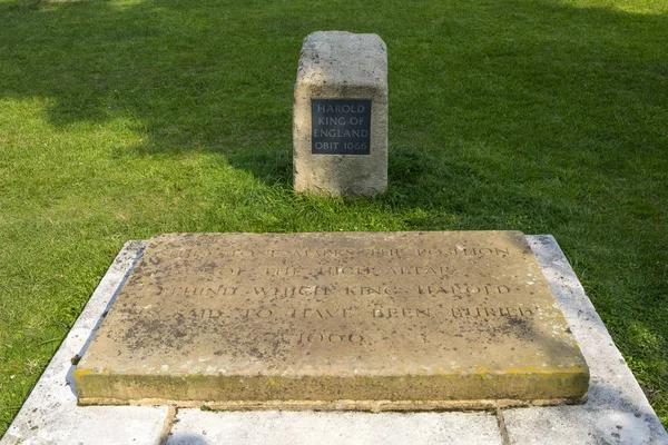 Harold Tomb király a Waltham apátságban Essexben — Stock Fotó