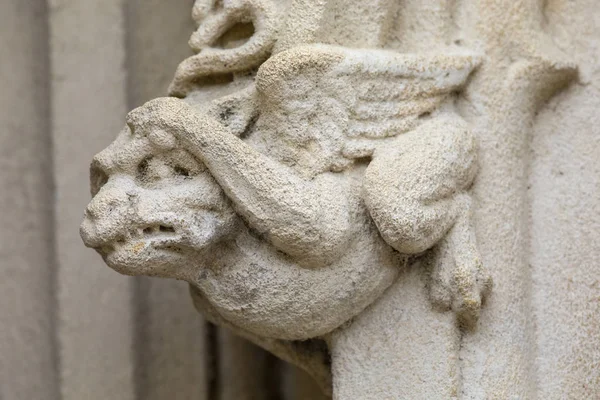 エクセター大聖堂の彫刻 — ストック写真