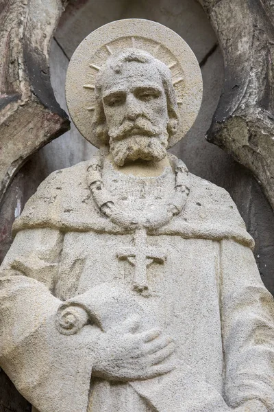 Sculpture on the Exterior of Exeter Cathedral — Stock Photo, Image