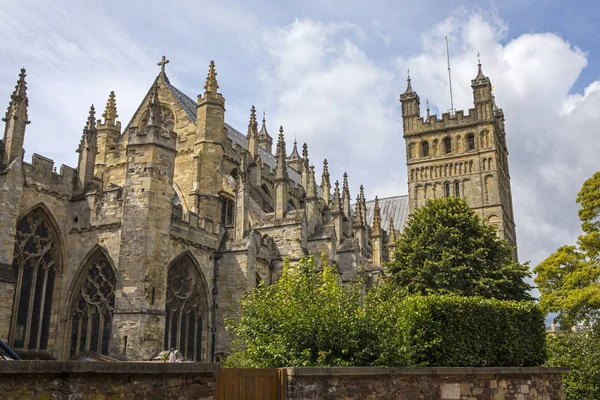 Exeter Cathedral in Devon — Stock Photo, Image