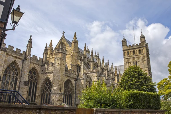 Catedral de Exeter em Devon — Fotografia de Stock