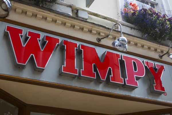 Wimpy restaurang i Devon — Stockfoto