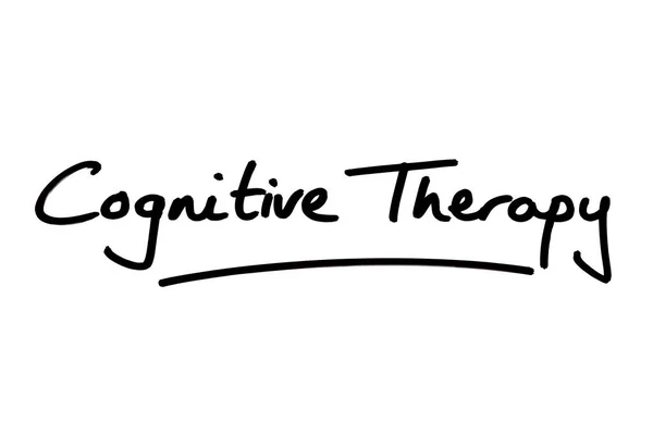 Cognitive Therapy Handwritten White Background — Stock Photo, Image