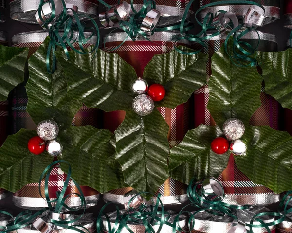 Estudio Crackers Tradicionales Navidad —  Fotos de Stock