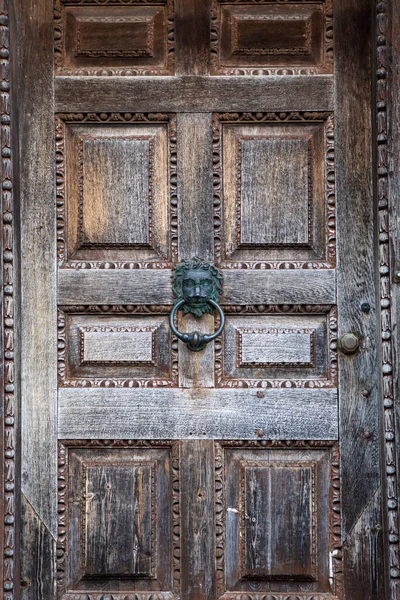 Pohled Dřevěné Dveře Mompesson House Městě Salisbury Wiltshire Velká Británie — Stock fotografie