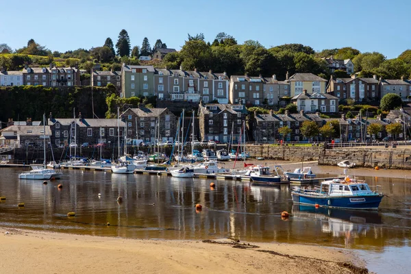 Porthmadog Wales Augusztus 2020 Kilátás Gyönyörű Kikötő Tengerparti Város Porthmadog — Stock Fotó