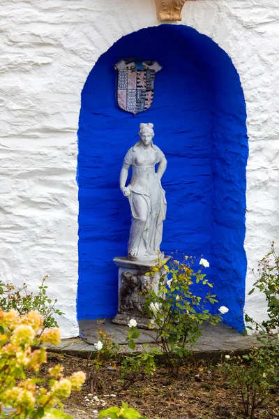 Portmeirion Wales September 1St 2020 Classical Style Sculpture Located Exterior — Stock Photo, Image