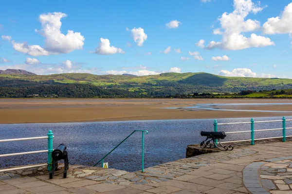 Kilátás Dwyryd Torkolat Falu Portmeirion Észak Wales Egyesült Királyság — Stock Fotó