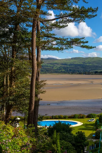 Portmeirion Wales September 2020 View Dwyryd Estuary Village Portmeirion North — 스톡 사진