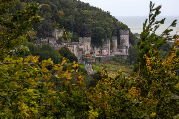 North Wales Großbritannien September 2020 Ein Blick Auf Das Gwrych — Stockfoto