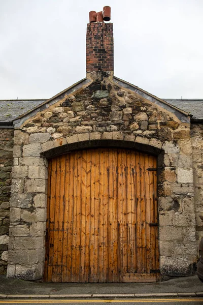 Diese Tür Der Rating Row Der Stadt Beaumaris Wales Großbritannien — Stockfoto