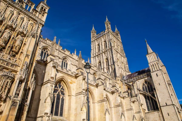 View Historic Gloucester Cathedral City Gloucester — Stock Photo, Image