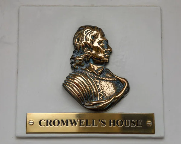 Oxfordshire Regno Unito Ottobre 2020 Targa Sulla Porta Cromwells House — Foto Stock