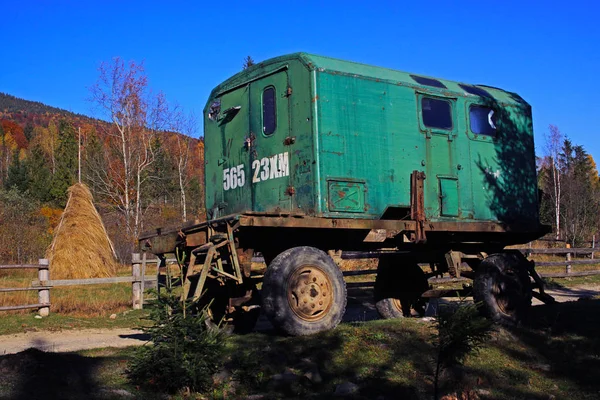 Huis aanhangwagen — Stockfoto