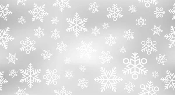 Seamless vector snow background illustration. Horizontally and vertically repeatable. — ストックベクタ