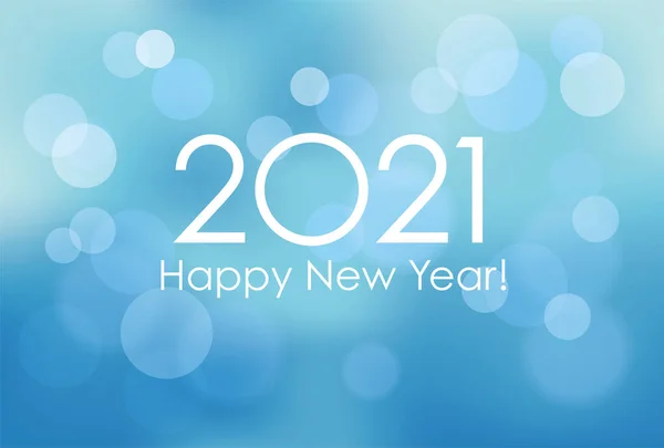 2021 Modelo Cartão Ano Novo Com Padrão Fundo Abstrato Ilustração —  Vetores de Stock