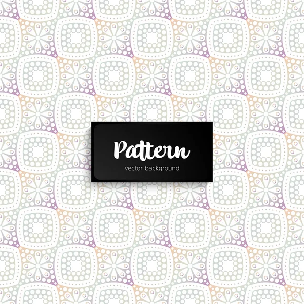 Textura Sin Costura Floral Adornada Patrón Sin Fin Con Flores — Vector de stock