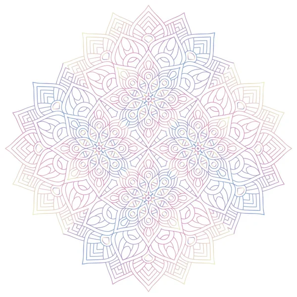 Mandala. Klasik dekoratif elementler. El çizimi arkaplan