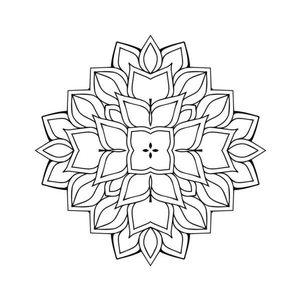 Mandala Klasické Dekorativní Prvky Ručně Kreslené Pozadí — Stockový vektor