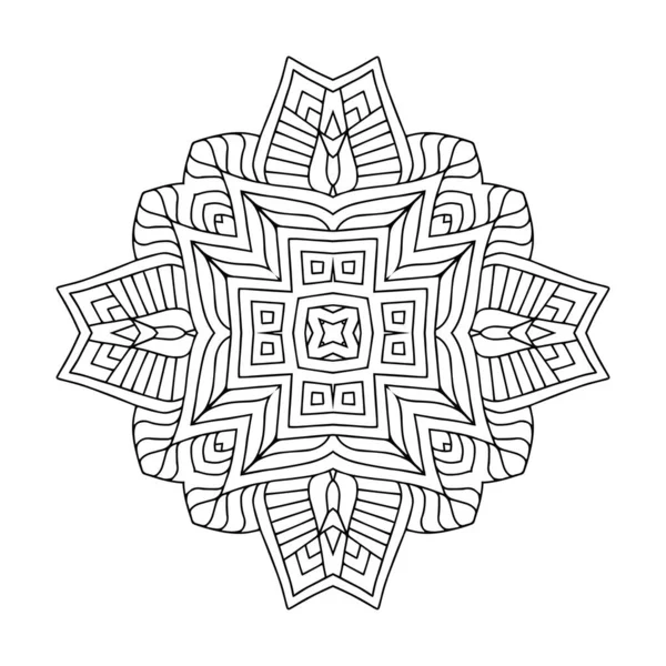 Mandala Vintage Decoratieve Elementen Handgetekende Achtergrond — Stockvector