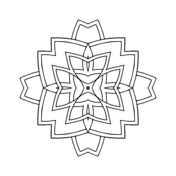 Mandala Klasické Dekorativní Prvky Ručně Kreslené Pozadí — Stockový vektor