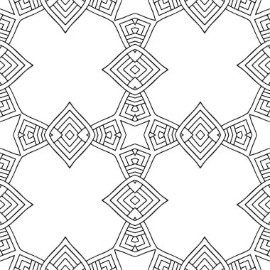 Kusursuz desen. Antika dekoratif Hint elementleri