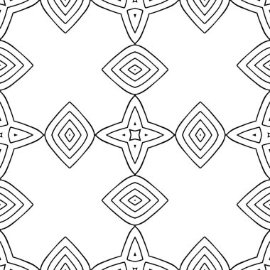 Kusursuz desen. Antika dekoratif Hint elementleri