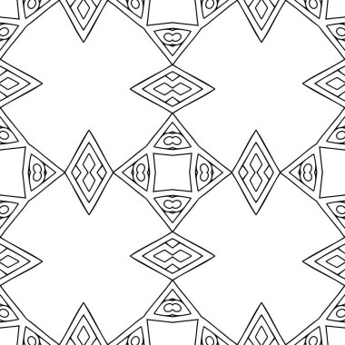 Kusursuz desen. Antika dekoratif Hint elementleri