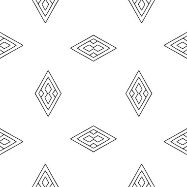 Kusursuz desen. Antika dekoratif Hint elementleri