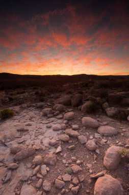 Güney Afrika'da kalahari bölge üzerinde panoramik manzara fotoğraf sayısı