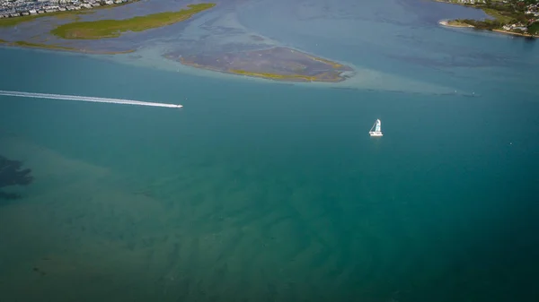 Aerial Image Knysna Lagoon Garden Route South Africa — Stock Photo, Image