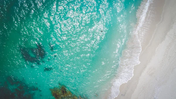 Luftaufnahme Über Den Felsen Walkerbay Reserve Gansbaai Westkap Südafrikas — Stockfoto