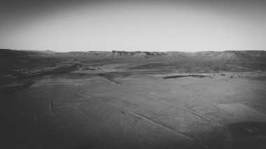 Nieuwoudville northern cape Güney Afrika için titreme ağaç ormanda üzerinden panoramik havadan izleme