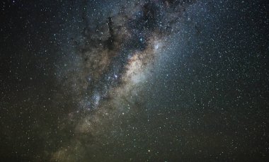 Panoramik Astro Fotoğrafçılık Manzara görüntüleri (Brunsvigia Bosmaniae) Mart çiçeklenir Nieuwoudtville, Northern Cape, South Africa