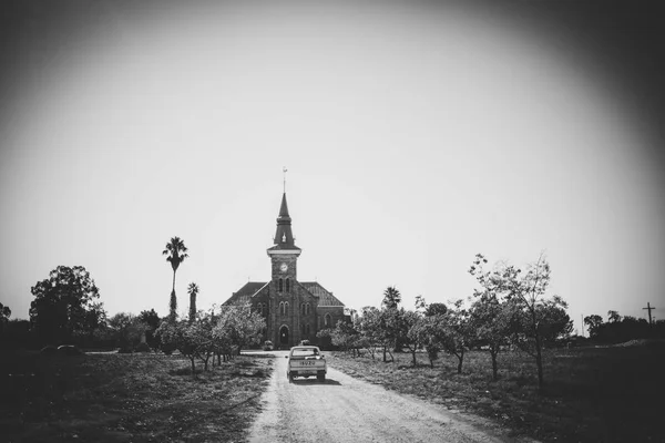 Close Image Old Dutch Reformed Church Small Karoo Town South — Stock Photo, Image