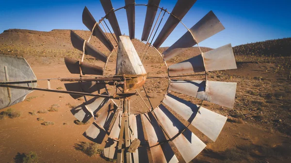 Velho Moinho Vento Região Karoo África Sul — Fotografia de Stock