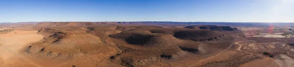 Panorama Luftaufnahmen Über Den Köcherbaumwald Nieuwoudville Nordkap Südafrikas — Stockfoto