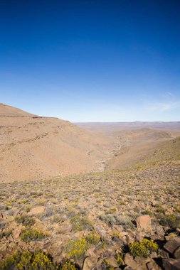 Karoo bölge Güney Afrika üzerinde panoramik havadan görünümü