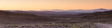 Karoo bölge Güney Afrika üzerinde panoramik havadan görünümü